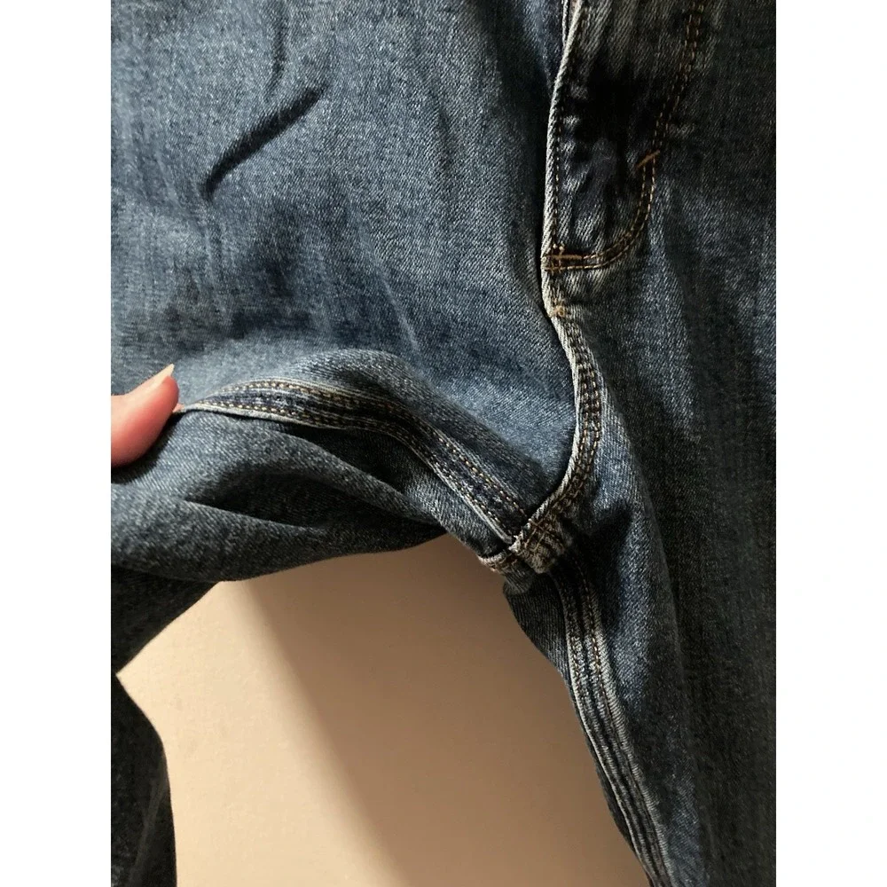 Wrangler Regular Fit Stretch Blue Jeans Lot Of 2 38x29 #1796601 - Picture 3 of 9